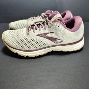 Brooks Revel 2  Grey/Purple Women's Knit Running Shoes Size 9